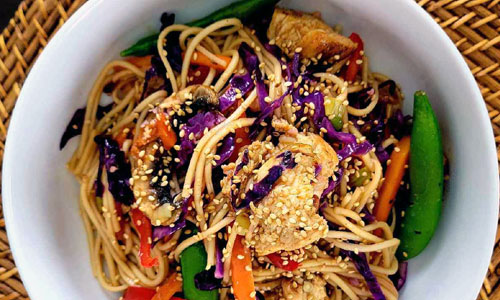 Sesame Noodle Bowl